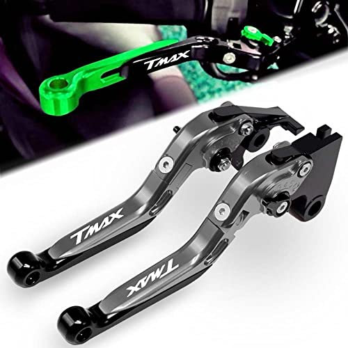 Pour T-MAX 500 T MAX 530 TMAX530 SX/DX TMAX 560 DX/ABS TMAX 560 MAX TECH TMAX 560 TECH MAX ABS Accessoires de moto Leviers d'embrayage de frein pliables extensibles réglables CNC (titane)