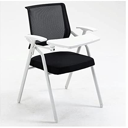 OLOTU Klappstuhl Klappstuhl, hochelastischer Schwamm, Rückenlehne, Stuhlkissen, einziehbare Schreibunterlage, ergonomisch gebogen, atmungsaktiv, verschleißfest Innen