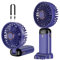 Rafada Ventilador de mano, mini ventilador recargable USB, pequeño ventilador bolsillo de 5 velocidades con base, batería 4200mAh Ventilador escritorio plegable para la oficina, viaje