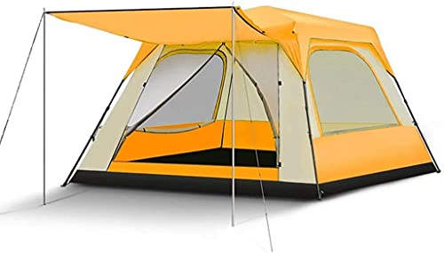 Outdoor-Campingzelt Zelt für Camping Instant Cabin Großes 5-8 Personen Campingzelt Automatisches Pop-Up-4-Jahreszeiten-regendichtes faltbares tragbares quadratisches Familienzelt