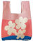 Anopo Borsa da Polso con Nodo da Donna - Piccola Borsetta all'Uncinetto Estetica con Fiore - Maglia Borsa da Sera Moda Tote Rosa