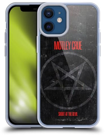 Head Case Designs Offizielle Motley Crue SATD Star Alben Softgelhülle Kompatibel Mit Apple iPhone 12 Mini Und Kompatibel Mit Magsafe Zubehör
