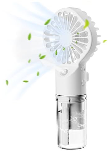 1pc portátil con escritorio de spray de neblina de agua 4 velocidades vaporizador de vapor vaporizante de vapor numeroso usb spray personal de enfriamiento con tanque de agua transparente para b