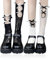 KGDUYC Damen-Socken Mittlere Wadenschleife, Spitzen-Rüschensocken für Damen, weiße, blickdichte Rüschen-Baumwolle, Prinzessinnen-Stil, wunderschöne Kleidersocken (2 Paar)