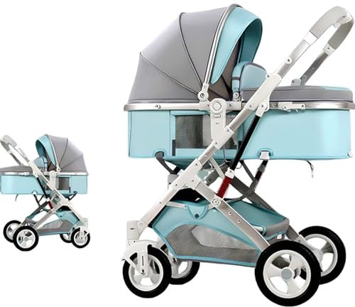XLGNXXL KinderwagenFaltbar und leichtKann liegen oder sitzenGeeignet für Babys im Alter von 0-3 Jahren, EIN guter Helfer beim Ausgehen D,34 * 73 * 105CM