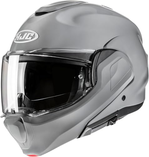 HJC, Modularer Motorradhelm F100 UNI Nardo Gray, S