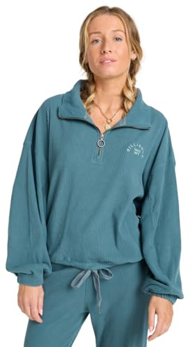 Billabong Strickoberteil, kurzärmlig, Coffee Time, Blau, S