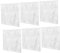 jojofuny 6st 3d-wandpaneel Aus Kunststoff Fälschung Ziegel Moderne Wanddekoration Tapeten Decke Graue Tapete Boho-wandkunst Heim Kreis Gepolstert Polystyrol Lamelle Tapete Kleben Panel Pvc
