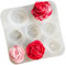 Stampi in silicone 3D a forma di rosa per sapone, gesso, decorazione, fondente, stampi in silicone per cioccolato e caramelle