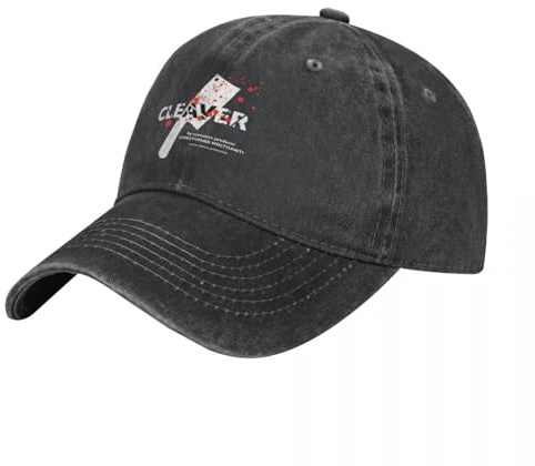 Men's Baseball Cap，He Sopranos Presents Washed Baseball Cap Cleaver 2218 Street Style Hip Hop Hats Summer Couple Running Print Baseball Caps，Gift