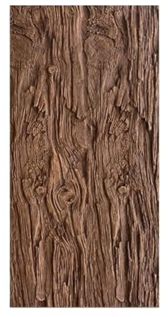 Panneaux muraux 3D imitation bois Panneaux imitation bois style bardage Projets de rénovation et de décoration pour l'intérieur et l'extérieur(Natural,1PC)