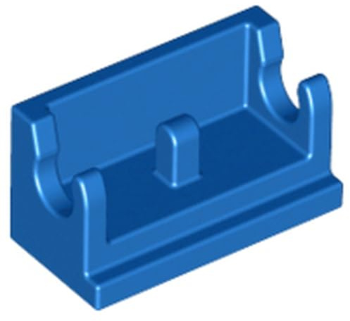 LEGO Hinge Brick 1 x 2 Base, Part 3937, Choose Your Colour, Part 3937, Choose Your Colour (Blue, 10, count)