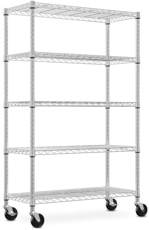 Divit Schwerlastregal auf Rollen Lastregal Industrieregal 195cm