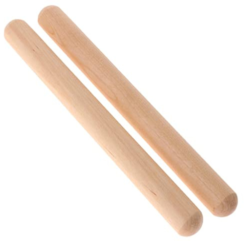 Chosertory Drumsticks de Arce 5A Palillos para Batería con Punta Ovalada Portátiles Ligeros Resistencia Apto para Ejercicios Musicales Y Práctica en Banda,