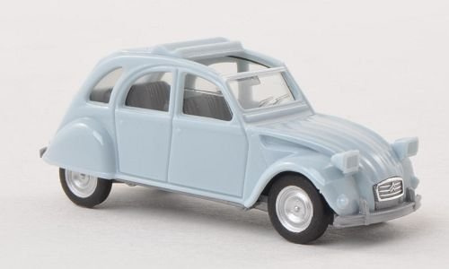Citroen 2 CV, hell-blau, Modellauto, Fertigmodell, Herpa 1:87