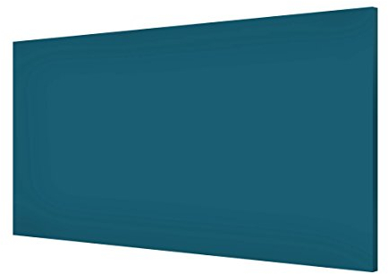 Magnettafel Colour Petrol Memoboard Design Quer Metall Magnet Pinnwand Motiv Wand Stahl Küche Büro, Größe HxB: 37cm x 78cm