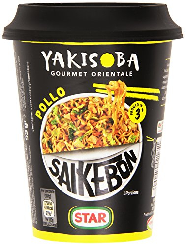 Star Saikebon - Yakisoba al Pollo - 4 confezioni da 93 g [372 g]