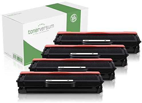 4 XXL Toner kompatibel mit Samsung MLT-D111L Schwarz Druckerpatronen für Xpress M2020 M2022 M2022w M2026 M2026w M2070 M2070fw M2070w Laserdrucker MLT-D111S
