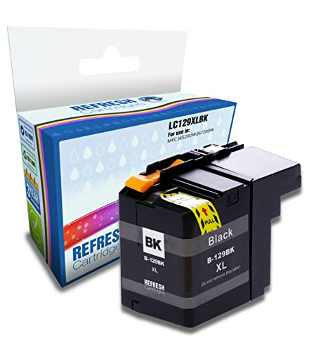 Refresh Cartridges Compatible Ink Cartridge Replacement for Brother LC129XLBK (Black)