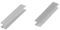 HOLZBRINK Connecteur droit pour socle cuisine, jonction pour socle, profil de jonction pour plinthes, raccord de plinthe, HBK15, 150 mm, couleur aluminium brossé