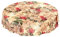 ANRO Tischdecke Wachstischdecke Wachstuch Wachstuchtischdecke Landhaus Rosen Briefe Rund 120cm