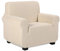 TIANSHU Sesselbezüge,Spandex Sofabezug Stretch Couchbezug Elastischer Antirutsch Stretchhusse Weich Stoff,Jacquard-Stretch-Sofabezug, sesselbezug Schonbezug für Sofa-Sofahalter (Beige)