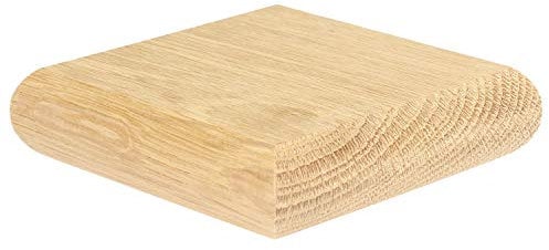 Jackson Woodturners Oak Flat Newel Cap Rebated to fit a 90mm Newel Post