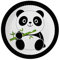 Frmarche 20pcs Panda Mignon Assiettes Jetables Écologique Recyclable Biodégradable Assiettes de Fête Rondes Anniversaires Fête Pique-niques 7 Pouces