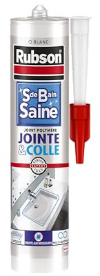 RUBSON Mastic Sanitaire SDB Saine Jointe&Colle blanc cart 280ml