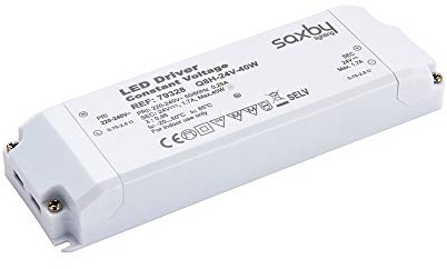 Saxby 79328 Constant Voltage IP20 Indoor LED Driver 40W 24V
