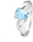 Ring Lilou Weißgold und Topas, Weißgold, Topas