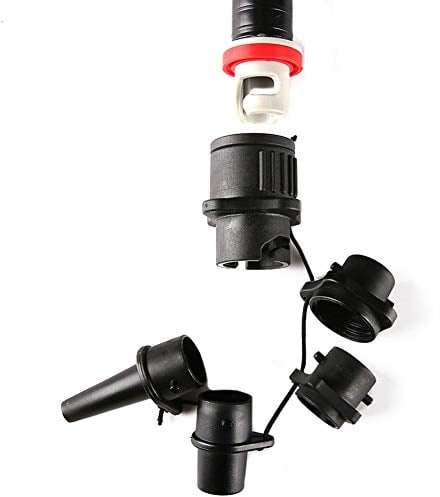 Multifunctiona Inflatable SUP Pump Adaptor Air Pump Converter, 4 Standards Conventional Air Valve Attachment For Inflatable Boat, Stand Up Paddle Board, Inflatable Bed, Etc;