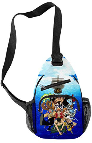 WANHONGYUE One Piece Anime Umhängetaschen Brusttasche Wandertasche Schultertasche Sling Crossbody Bag / 14