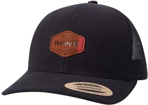 Hurley Herren M Fairway Trucker Hat Cap, Schwarz, Einheitsgröße