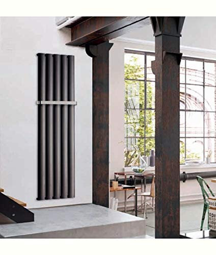 Termoarredo in Alluminio 1800x470 mm Antracite interasse 280 mm Modello serez - Linea Design Classic