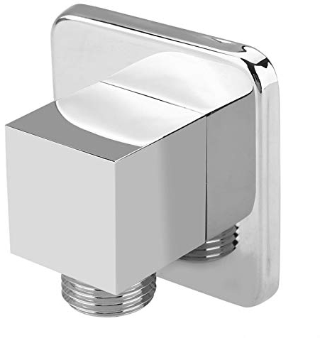 Wandanschlussbogen, Chrom Wandversorgungsbogen, Massiver Messing Wandhalterungs Versorgungsbogen 90 Grad polierter Chrom Wandwinkel für die verdeckte Wandmontage