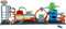 Hot Wheels HBY96 - City Color Reveal Ultimative Auto-Waschanlage Spielset mit Wassertanks und 1 Farbwechsel-Fahrzeug, Spielzeug Autorennbahn für Kinder ab 4 Jahren