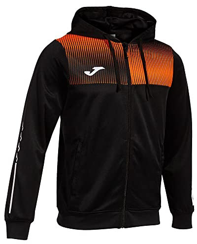 Joma Jacke mit Kapuze Mann Eco Supernova schwarz orange