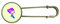 Avatar Star Girl Outline Retro Metall Brosche Pin Clip Schmuck, M