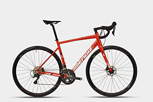 Mendiz Bikes Rennrad F4.08, Aluminium, Größe: 48 cm, Shimano Tiagra R4700, Scheibenbremsen, Farbe rot