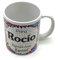 PLUS HOME Taza personalizada con nombre. Regalos personalizados con nombre y texto. Tazas con frases originales.ROCÍO
