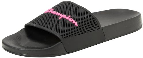 Champion Legacy-Daytona W - Chanclas para mujer, Negro Fucsia Kk001, 41.5/42 EU