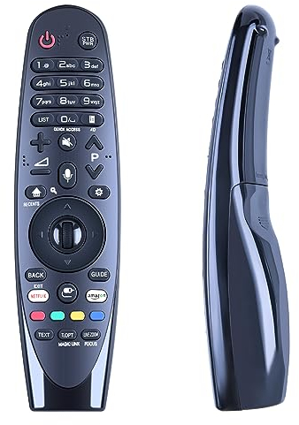 GOUYESHO Reemplazo para LG Smart TV AN-MR650A Mando a Distancia AKB75075301 43UJ6500 55UJ6540 60UJ7700 70UJ6570 72SJ8570 75UJ6520 86SJ9570 49SJ800T 60SJ800T 850T Sin función de Voz