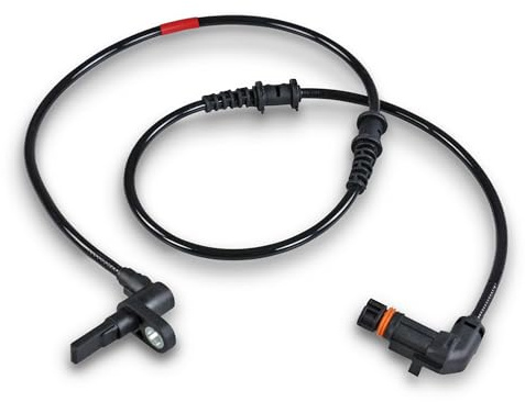 BESTPRICE 1x ABS-Sensor aktiver Sensor vorne, Länge 840mm Kompatibel mit MERCEDES-BENZ VIANO (W639), VITO Bus (W639), VITO/MIXTO Kasten (W639)