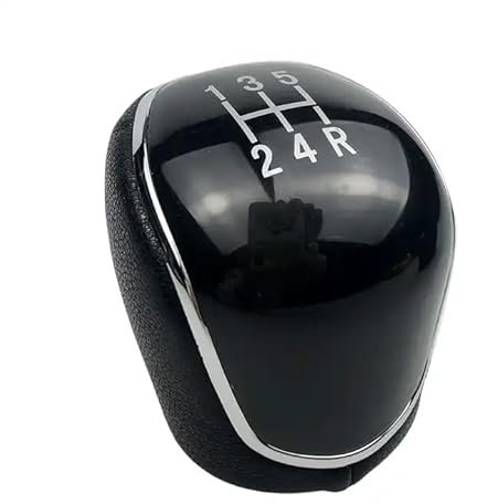 car passion Kompletter Schaltknopf Kompatibel mit Ford Focus Fiesta Kuga Mondeo S-Max C-Max Galaxy Transit Gang Ersatzgriff Glas (5-Gang)