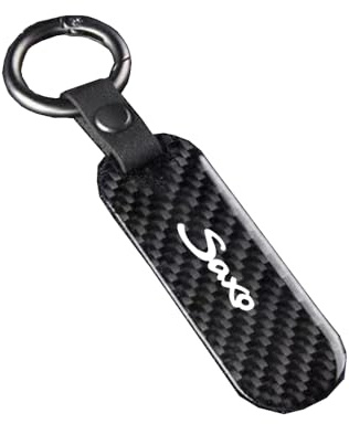 naul Porteclés de Voiture,pour Citroen Saxo Porte-Clés de Voiture Porte-Clés Créatif Pendentif Personnalisé Accessoire Cadeau Décoration,A-A