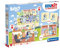Clementoni Edukit 4 in 1 Bluey (Memo, Puzzle 30 und 48 Stücke, 6 Würfel) - pädagogische Spiele für Kinder - Memory und Logik-Spiel 18320