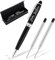 kodinsiivous Vatertagsgeschenk Kugelschreiber mit Gravur Geschenk,Personalisierter metallischer Tintenroller Stift+Geschenkbox und 2 Schwarze Stiftminen,Einzigartige Stifte mit Namen,Silber