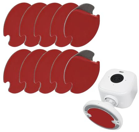 10 Stücke Hitzebeständig Klebepads Doppelseitig Extra Stark Kompatibel mit Blink Outdoor/Mini Camera Basishalterung, Blink Wandhalterung, Adhesive Replacement für Kamera Windschutzscheibe Dashcams