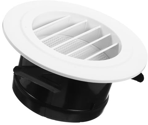 Ciieeo Aire Acondicionado con Salida De Aire Fresco Cubiertas De Ventilación De Techo Ventilación del Aire Acondicionado Cubierta De Ventilación De Sofito Plastico Abs